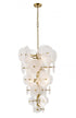 DVI Lighting 8 Light CAROUSEL 12 Light PENDANT in Brass Finish Model: DVP36548BR-MS