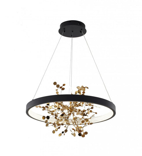 Bethel International 1 Light Chandelier Model: GL351C24B