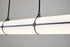 Bethel International 1 Light in Black LED pendant With A Clear Frosted Glass Shade Model: BLT109BLK