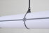 Bethel International 1 Light in Black LED pendant With A Clear Frosted Glass Shade Model: BLT109BLK