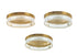 Bethel International 1 Light in Brass Dimmable LED Flush Mount With Clear Crystals Model: GL449FM20BR