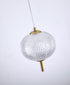 Bethel International 1 Light in Brass Dimmable LED Single Pendant With A Clear PC Shade Model: GL455P5BR