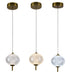Bethel International 1 Light in Brass Dimmable LED Single Pendant With A Clear PC Shade Model: GL455P5BR