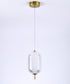 Bethel International 1 Light in Brass Dimmable LED Single Pendant With A Clear PC Shade Model: GL457P9BR