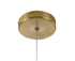 Bethel International 1 Light in Bronze Single Pendant With A Cream Ceramic Flower Model: ZA42P5BR