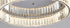 Bethel International 1 Light in Chrome Dimmable LED Flush Mount With Clear Crystals Model: GL449FM20CH