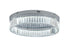 Bethel International 1 Light in Chrome Dimmable LED Flush Mount With Clear Crystals Model: GL449FM20CH