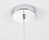 Bethel International 1 Light in Chrome Steel Single Pendant With Clear Crystal Beaded Ball Model: GL458P6CH