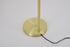 Bethel International 1 Light in Satin Brass Metal Floor Lamp With A Metal Shade Model: BTG105FBR