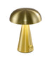 Bethel International 1 Light in Satin Brass Table Lamp With A in Satin Brass Metal Shade Model: BTG103BR