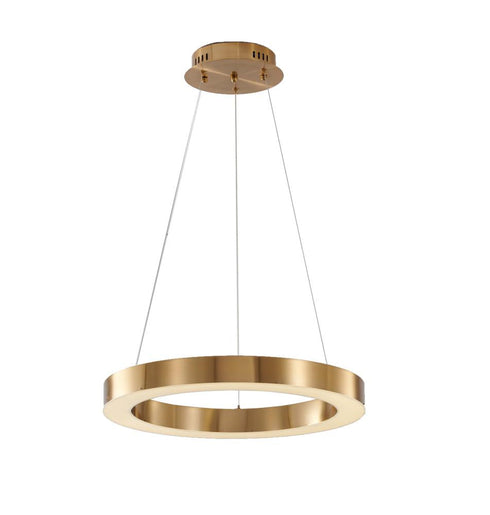Bethel International 1 Light LED Chandelier Model: GL305C19G-4000