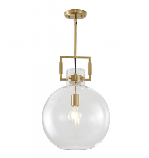Bethel International 1 Light Pendant Model: LC01P14BR