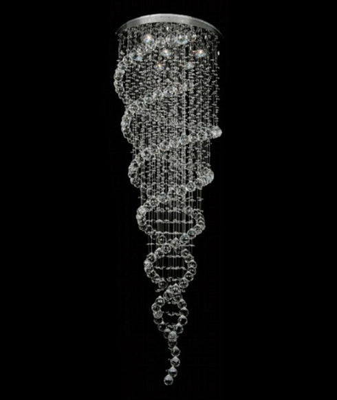 Bethel International 10 Light Flushed Chrome Frame Chandelier Model: LX12-8