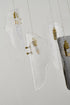 Bethel International 16 Light in Brass Chandelier With Clear Smoke And Amber Glass Accents Model: ZP145C48BR