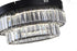 Bethel International 2 Light Black Dimmable LED Flush Mount With Clear Crystals in Satin Black Finish Model: GL450FM15BK