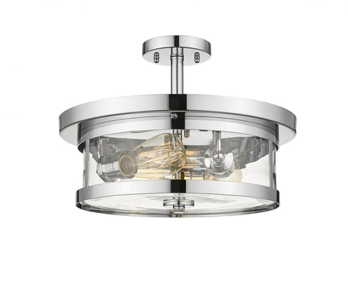 Bethel International 2 Light Flush Mount Model: YS22137-2C-BLK