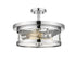 Bethel International 2 Light Flush Mount Model: YS22137-2C-BLK