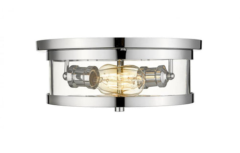 Bethel International 2 Light Flush Mount Model: YS22137-2C-BLK