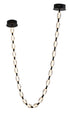 Bethel International 22 Light in Black LED Chandelier With Clear Crystal Shades Model: BL01C106BLK