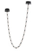 Bethel International 22 Light in Black LED Chandelier With Clear Crystal Shades Model: BL01C106BLK