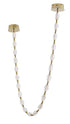 Bethel International 22 Light in Brass LED Chandelier With Clear Crystal Shades Model: BL01C106BR