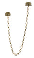 Bethel International 22 Light in Brass LED Chandelier With Clear Crystal Shades Model: BL01C106BR