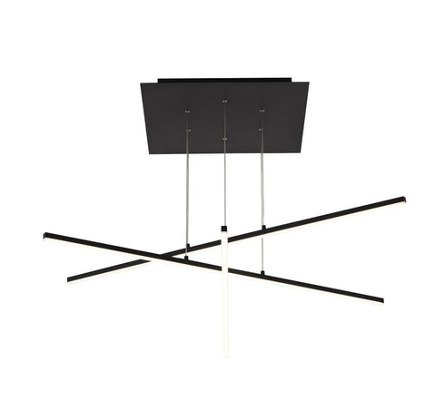 Bethel International 3 Light LED Chandelier Model: ALU04C45BLK
