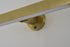 Bethel International 4 Light in Satin Brass Wall Sconce With A White Frosted Acrylic diffuser Model: BLT105WBR