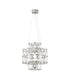 Bethel International 40 Light Dimmable in Chrome Stainless Steel LED Chandelier in a 3 Tier Design Model: MN51C16CH