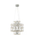 Bethel International 40 Light Dimmable in Chrome Stainless Steel LED Chandelier in a 3 Tier Design Model: MN51C16CH