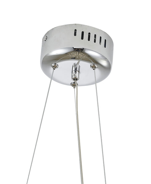 Bethel International 40 Light Dimmable in Chrome Stainless Steel LED Chandelier in a 3 Tier Design Model: MN51C16CH
