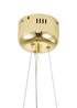 Bethel International 40 Light Dimmable in Gold Stainless Steel LED Chandelier in a 3 Tier Design Model: MN51C16G