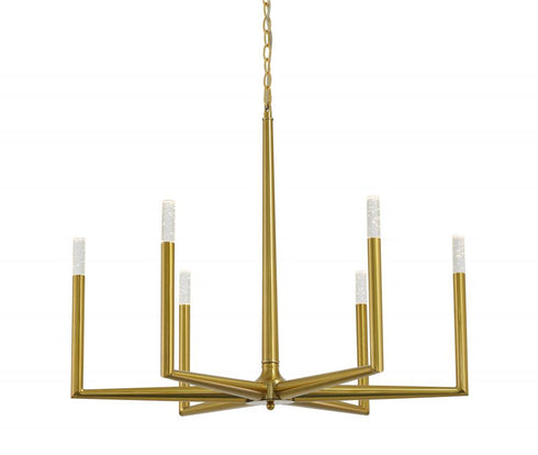 Bethel International 6 Light Chandelier Model: LA60C32BR