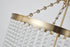 Bethel International 6 Light in Gold Chandelier With Clear Beaded hanging Glass Model: LA61C24G