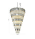 Bethel International 60 Light in Chrome Stainless Steel Chandelier With Clear Crystals Model: MU66C43CH