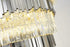 Bethel International 60 Light in Chrome Stainless Steel Chandelier With Clear Crystals Model: MU66C43CH