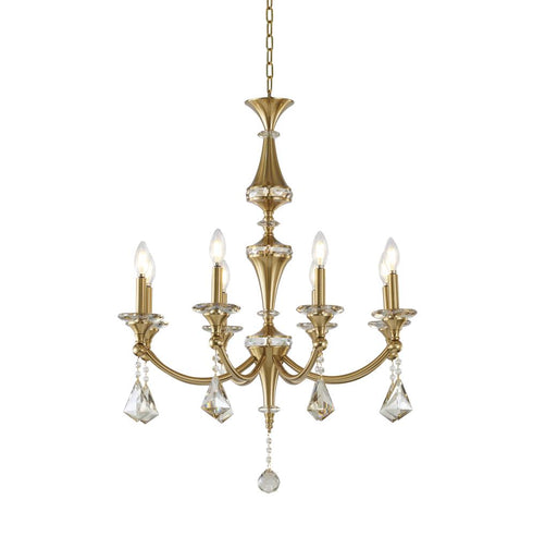 Bethel International 8 Light Chandelier Model: LA43C27BR