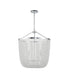 Bethel International 8 Light in Chrome Chandelier With Clear Beaded hanging Glass Model: LA62C30CH