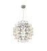 Bethel International 85 Light Dimmable in Chrome Stainless Steel LED Chandelier in a 5 Tier Design Model: MN52C24CH