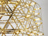 Bethel International 85 Light Dimmable in Gold Stainless Steel LED Chandelier in a 5 Tier Design Model: MN52C24G
