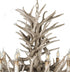 Bethel International 9 Light Faux in Brown Polyresin Antler Chandelier With Metal Hardware Model: YA28C39BR