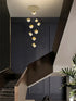 Bethel International 9 Light in Brass Cubed Chandelier With A Clear Distorted Glass Shades Model: GL446C27BR