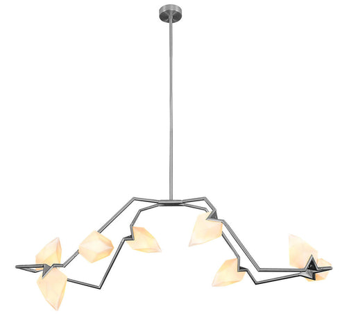 Bethel International China Ceiling Fixture in Satin Nickel Finish Model: SY01SN