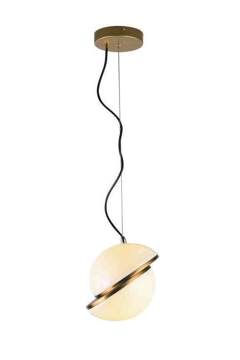 Bethel International China LED Single Pendant Lighting in White Finish Model: SR20