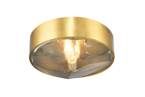 Bethel International Flush Mount in Brass Model: MSF04C13BR
