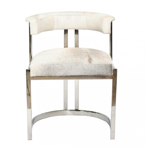 Bethel International Hairline Leather Seat Model: 1158CR/CH/GREY
