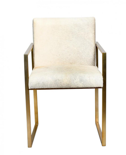 Bethel International Hairline Leather Seat Model: 1205CR/GD/GREY