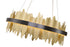 Bethel International in Black and Brass LED Chandelier Model: FT125C23B