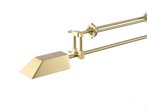 Bethel International in Black and Brass LED Table Lamp Model: MU154T27BLK
