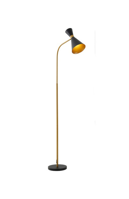 Bethel International in Black and Gold Floor Lamp Model: DU176F62BK